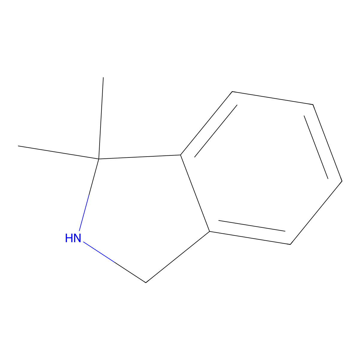 1,1-Dimethyl-2,3-dihydro-1H-isoindole molecular structure, CAS 712262-06-1