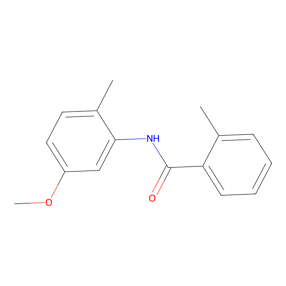 N-(5-methoxy-2-methylphenyl)-2-methylbenzamide molecular structure, CAS 712298-98-1