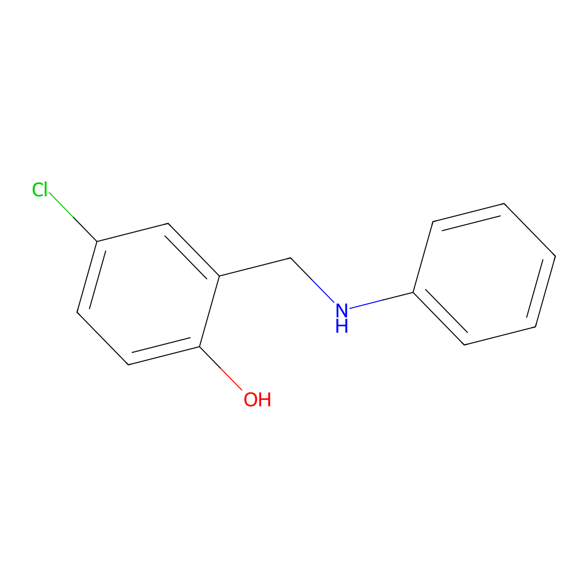 2-(Anilinomethyl)-4-chlorophenol molecular structure, CAS 7123-49-1