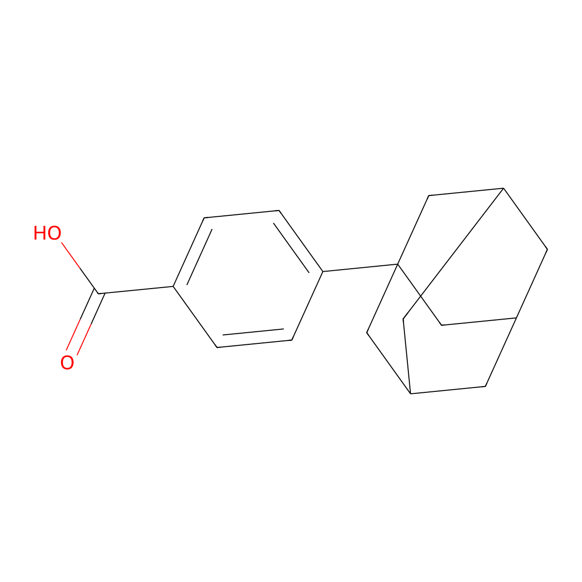 4-(1-adamantyl)benzoic Acid molecular structure, CAS 7123-78-6