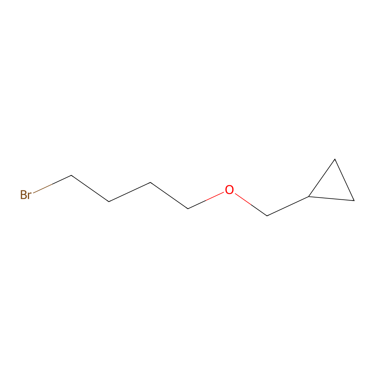 [(4-Bromobutoxy)methyl]cyclopropane molecular structure, CAS 712313-62-7