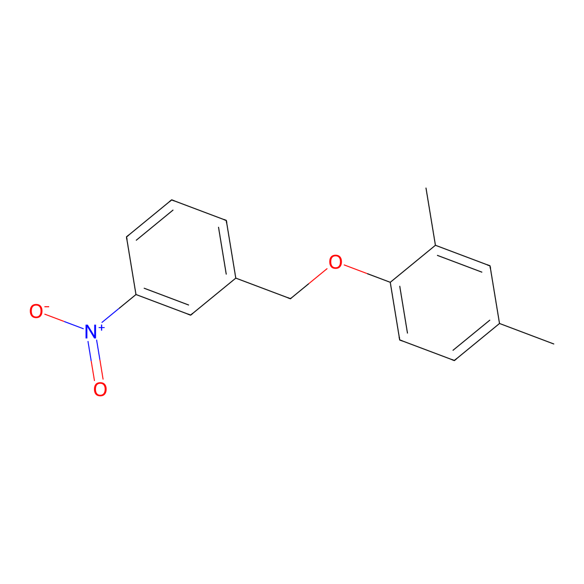 2,4-Dimethyl-1-((3-nitrobenzyl)oxy)benzene molecular structure, CAS 712344-65-5