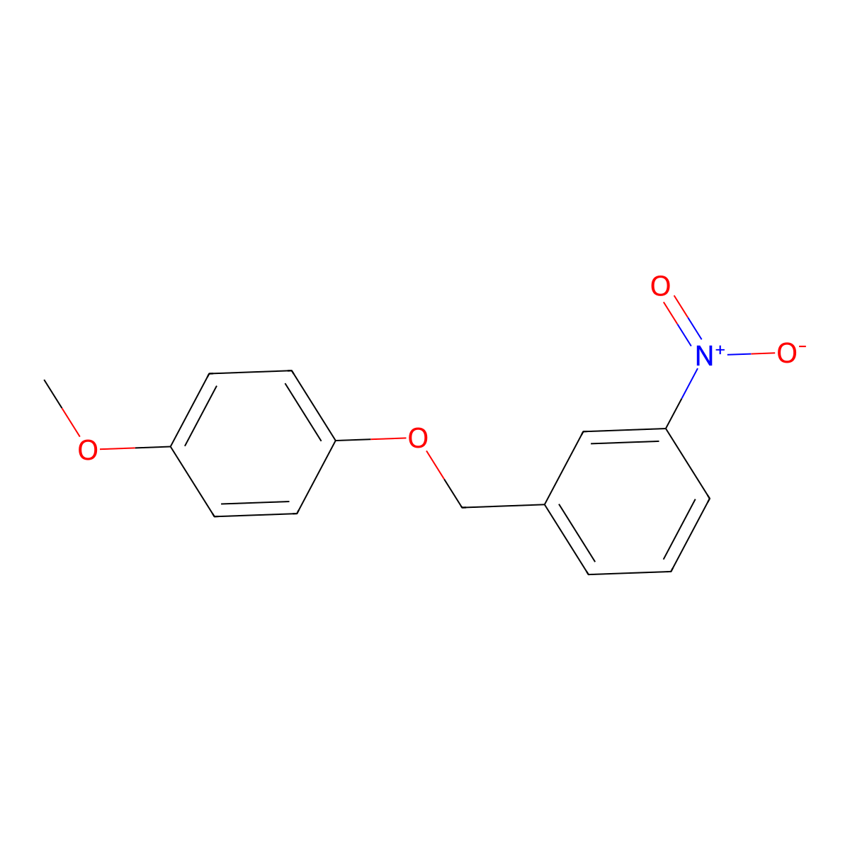 1-((4-Methoxyphenoxy)methyl)-3-nitrobenzene molecular structure, CAS 712344-66-6
