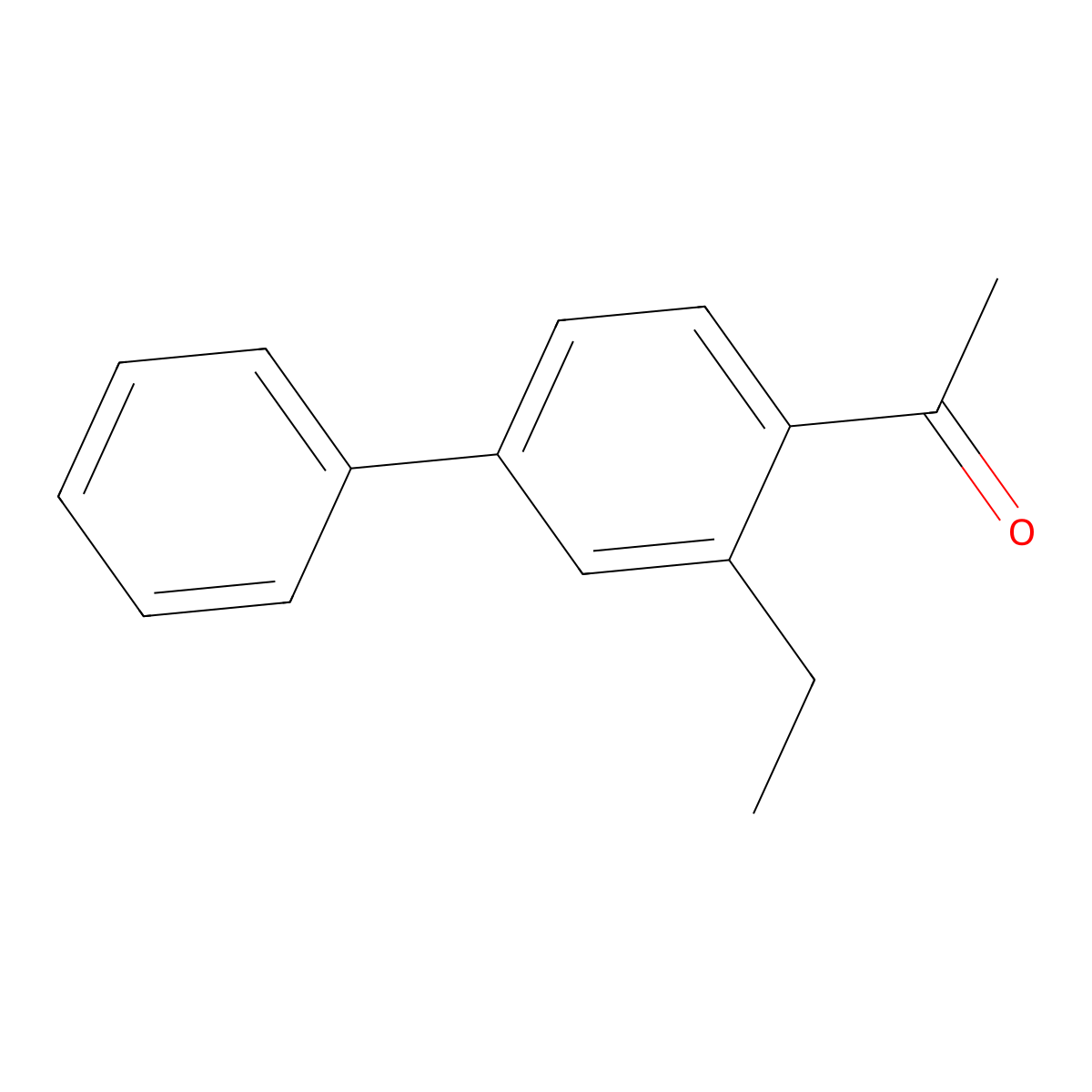 2'-Ethyl-4'-phenylacetophenone molecular structure, CAS 712349-89-8