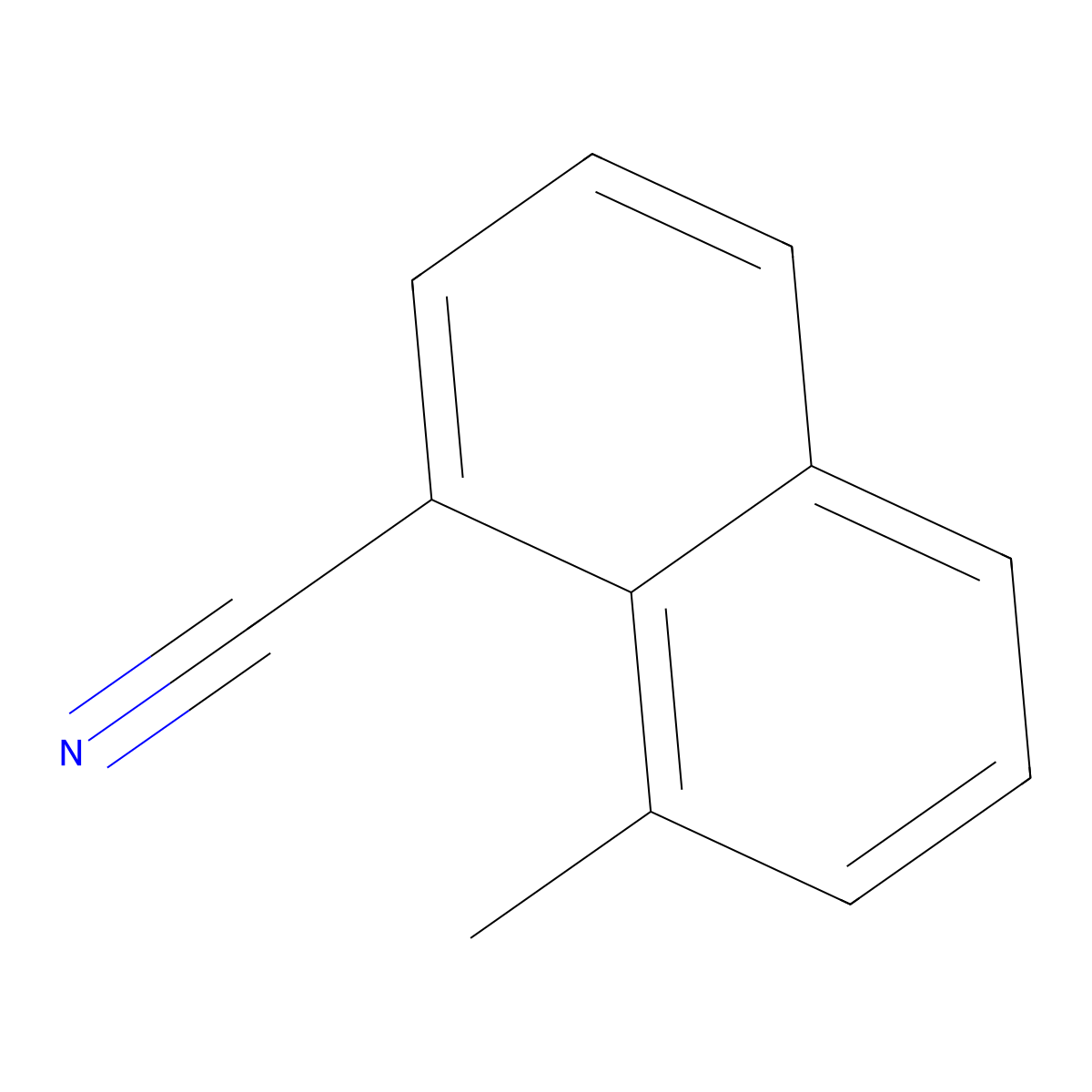 8-Methylnaphthalene-1-carbonitrile molecular structure, CAS 71235-71-7