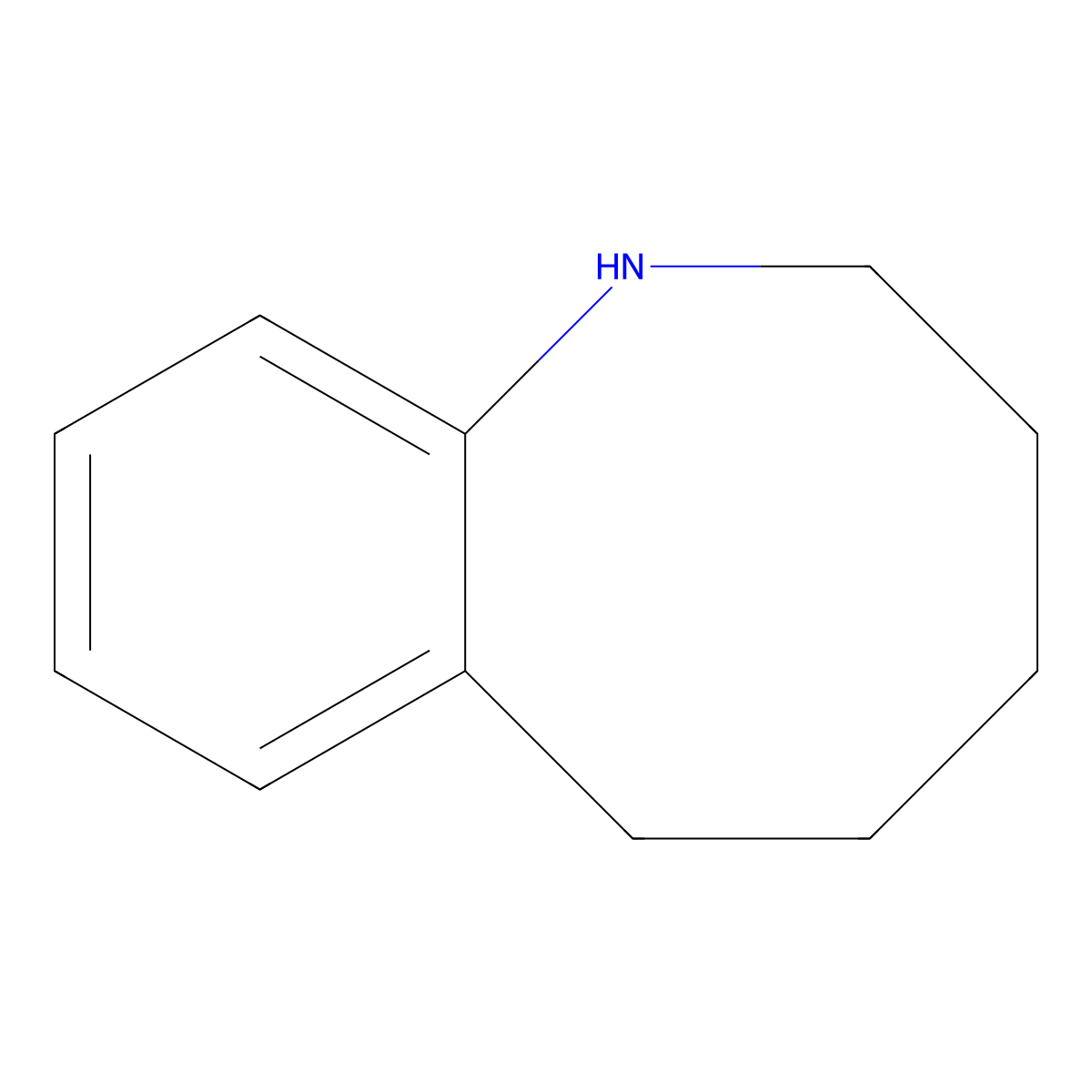 1,2,3,4,5,6-Hexahydrobenzo[B]azocine molecular structure, CAS 7124-93-8