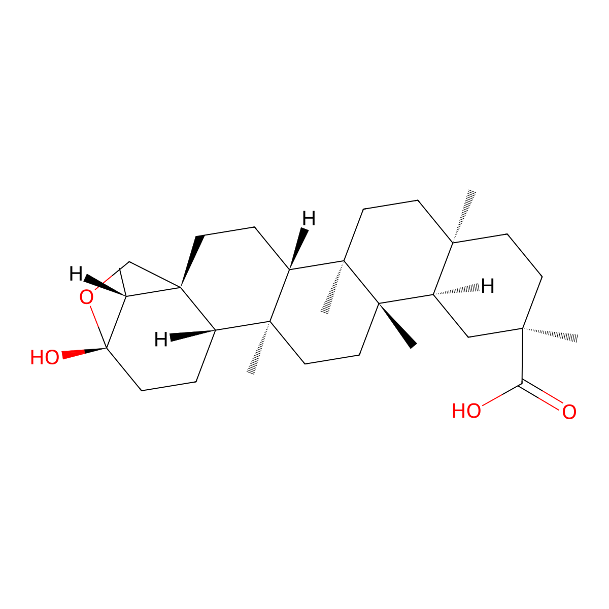 Salaspermic Acid molecular structure, CAS 71247-78-4