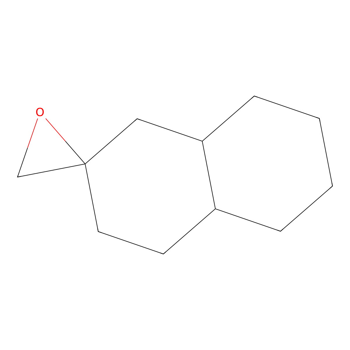 2-Decalenylidene oxide molecular structure, CAS 7125-53-3