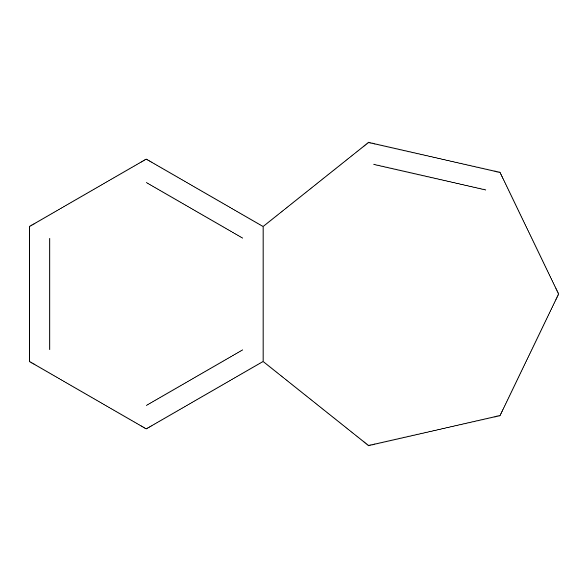 6,7-dihydro-5H-benzo(7)annulene molecular structure, CAS 7125-62-4