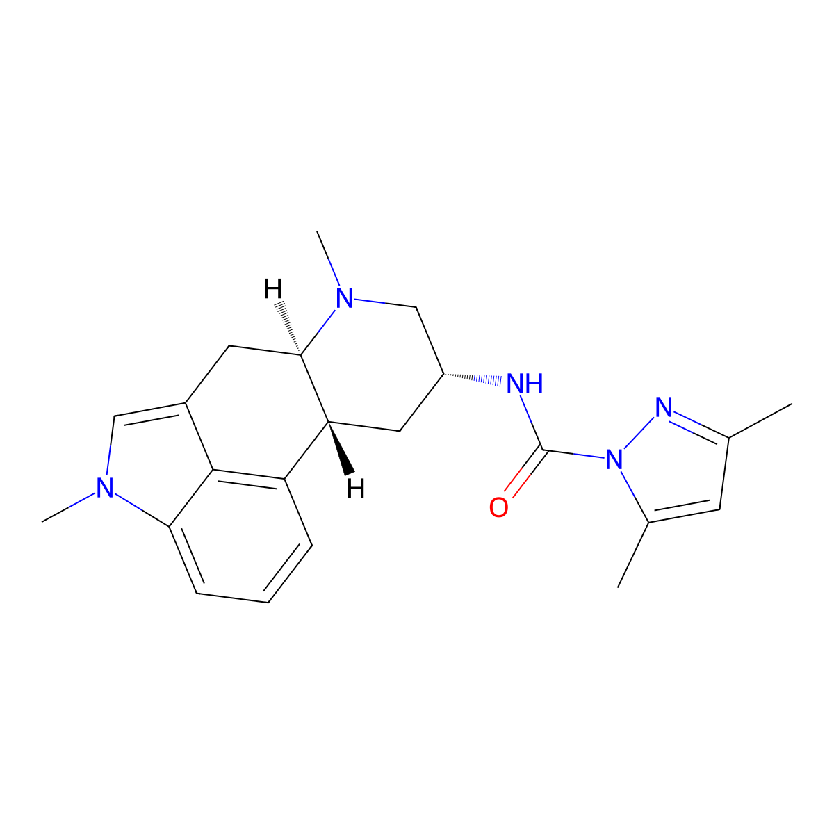 Metoquizine molecular structure, CAS 7125-67-9