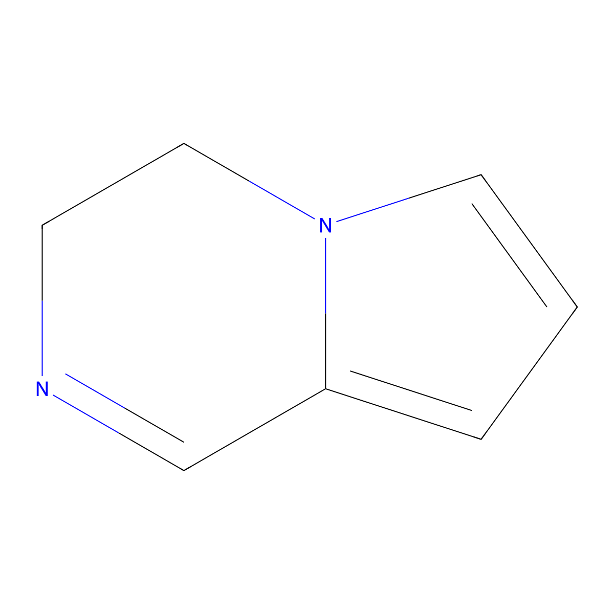 3,4-Dihydropyrrolo[1,2-a]pyrazine molecular structure, CAS 71257-37-9