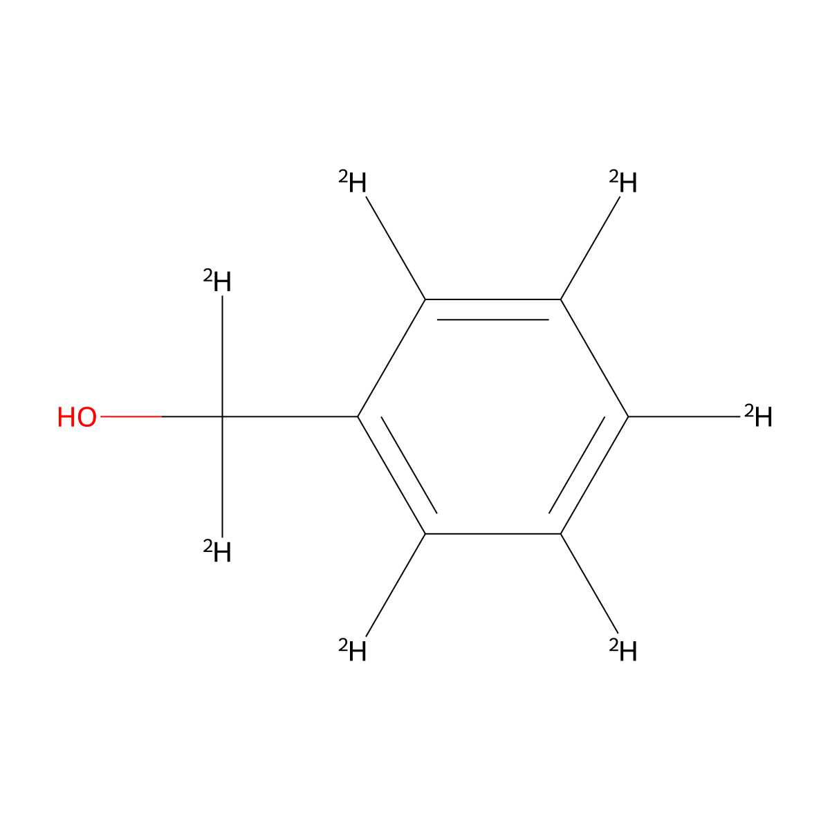 (~2~H_5_)Phenyl(~2~H_2_)methanol molecular structure, CAS 71258-23-6
