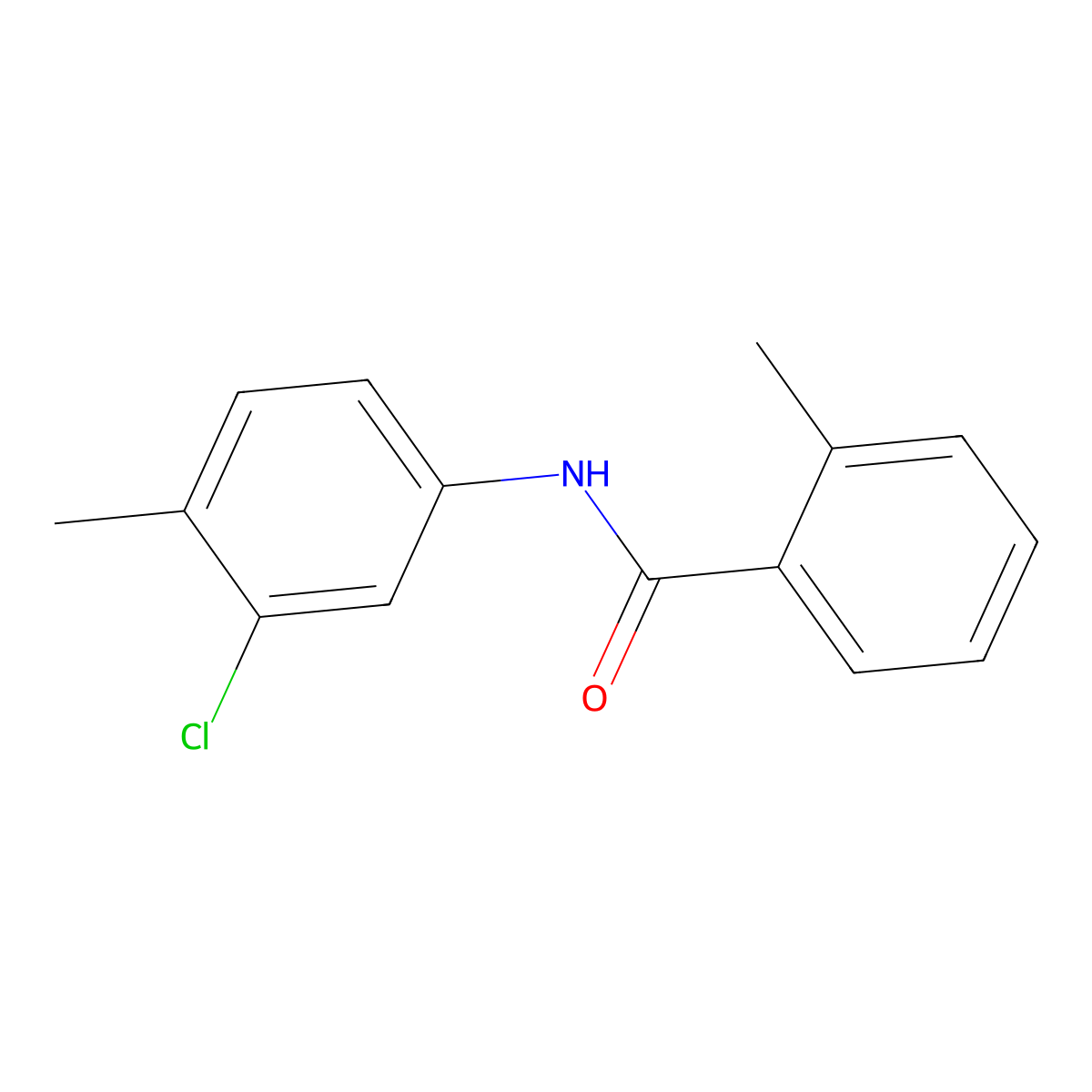 3'-Chloro-2,4'-dimethylbenzanilide molecular structure, CAS 71267-56-6