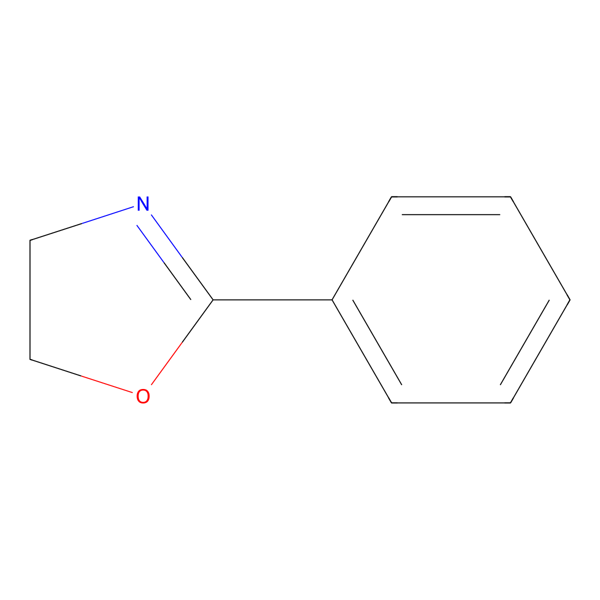 2-Phenyl-2-oxazoline molecular structure, CAS 7127-19-7