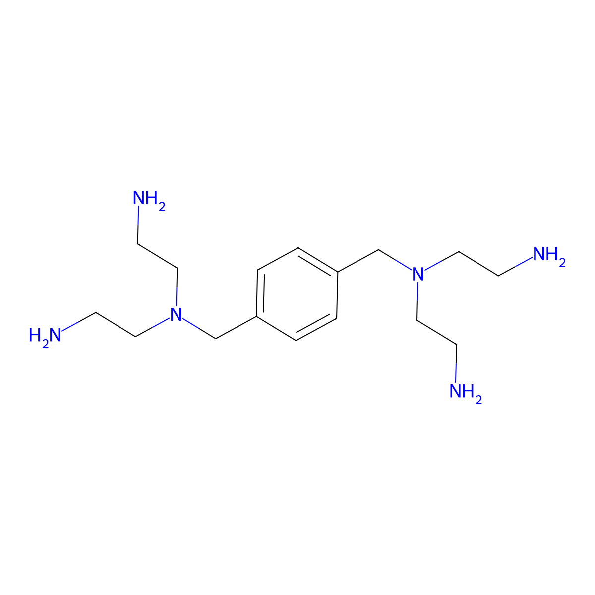 Benzenedimethanamine-diethylamine molecular structure, CAS 71277-17-3