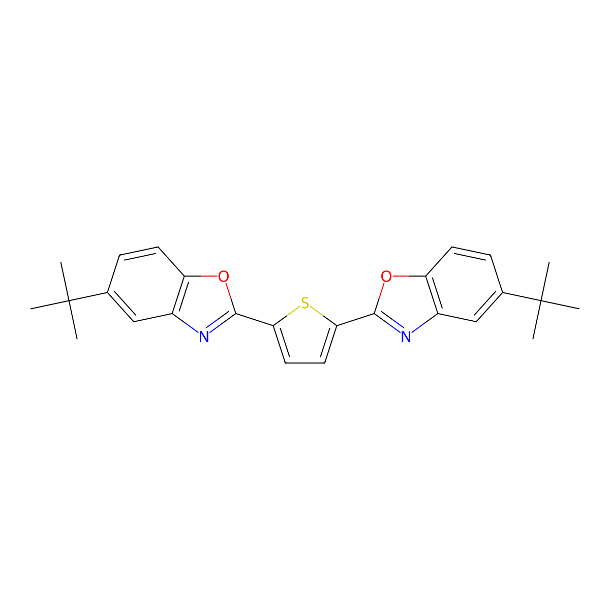 Fluorescent brightener 184 molecular structure, CAS 7128-64-5