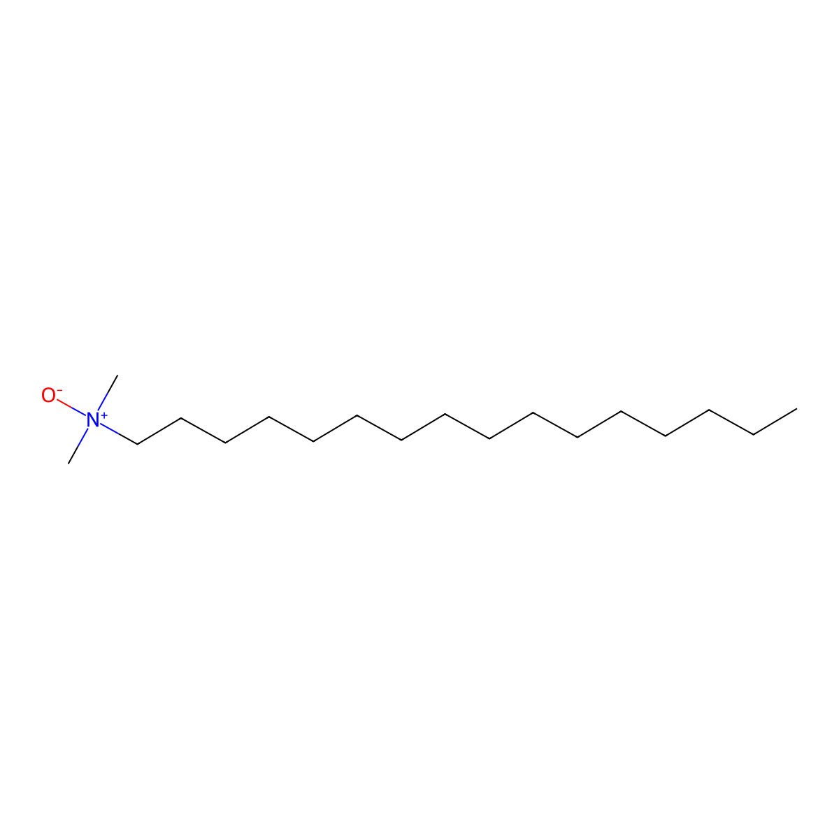 Cetamine Oxide molecular structure, CAS 7128-91-8