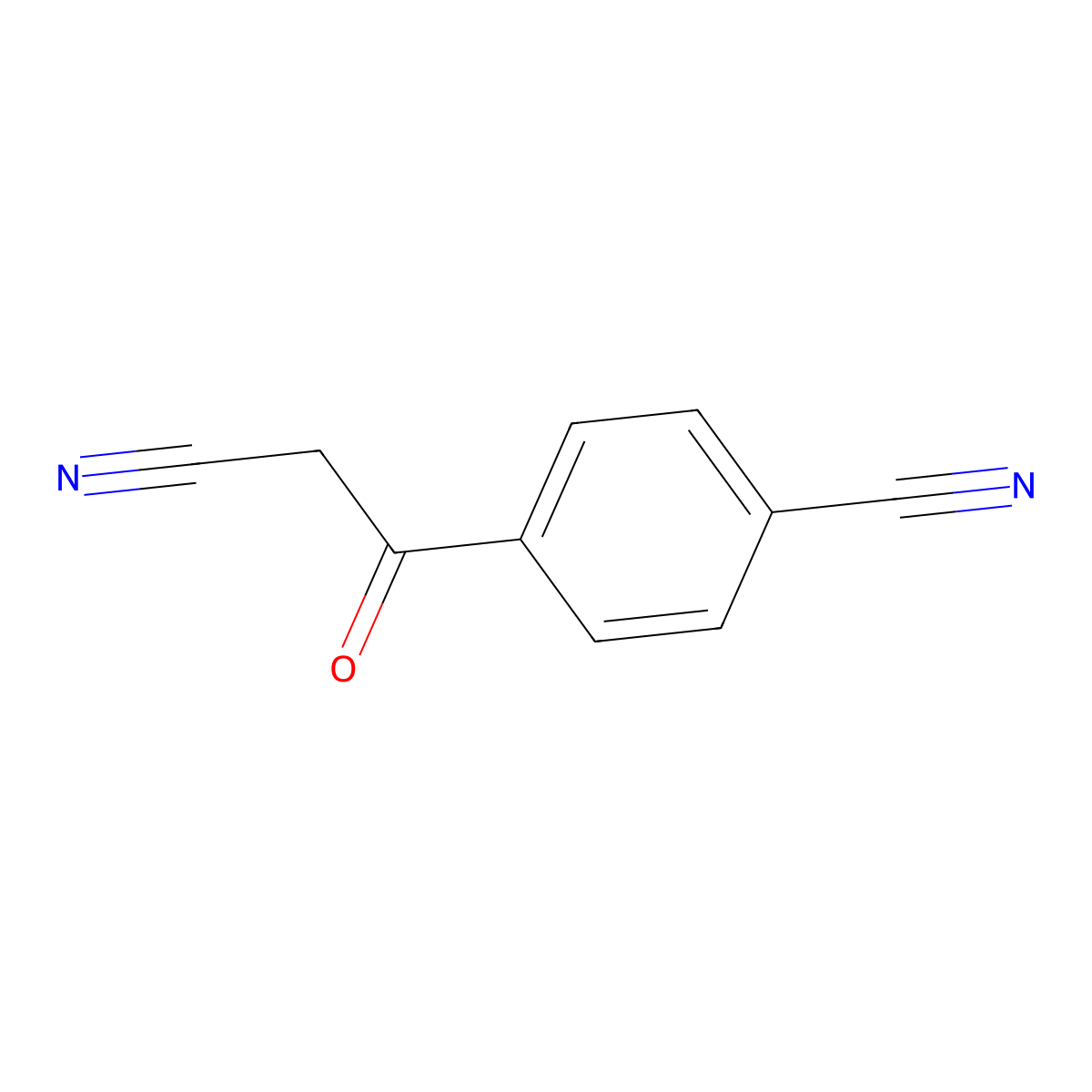 4-(Cyanoacetyl)benzonitrile molecular structure, CAS 71292-11-0