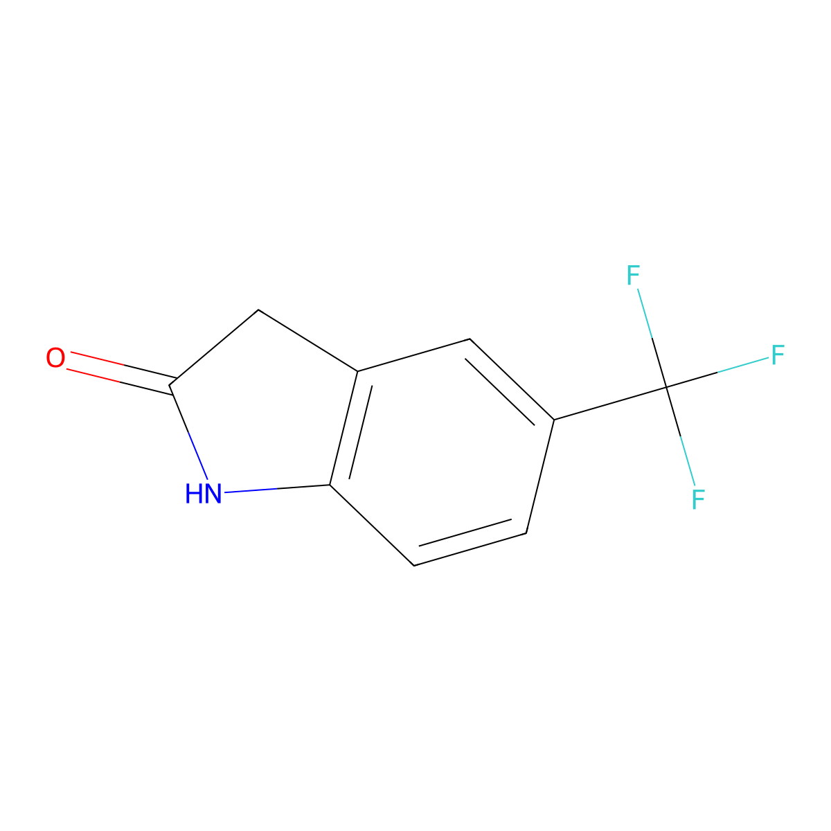 5-(Trifluoromethyl)oxindole molecular structure, CAS 71293-62-4