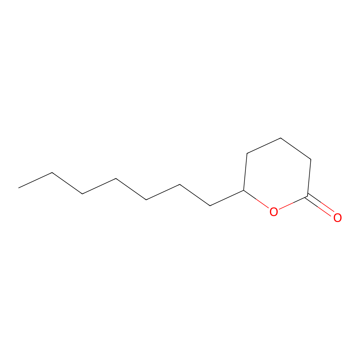 delta-Dodecalactone molecular structure, CAS 713-95-1