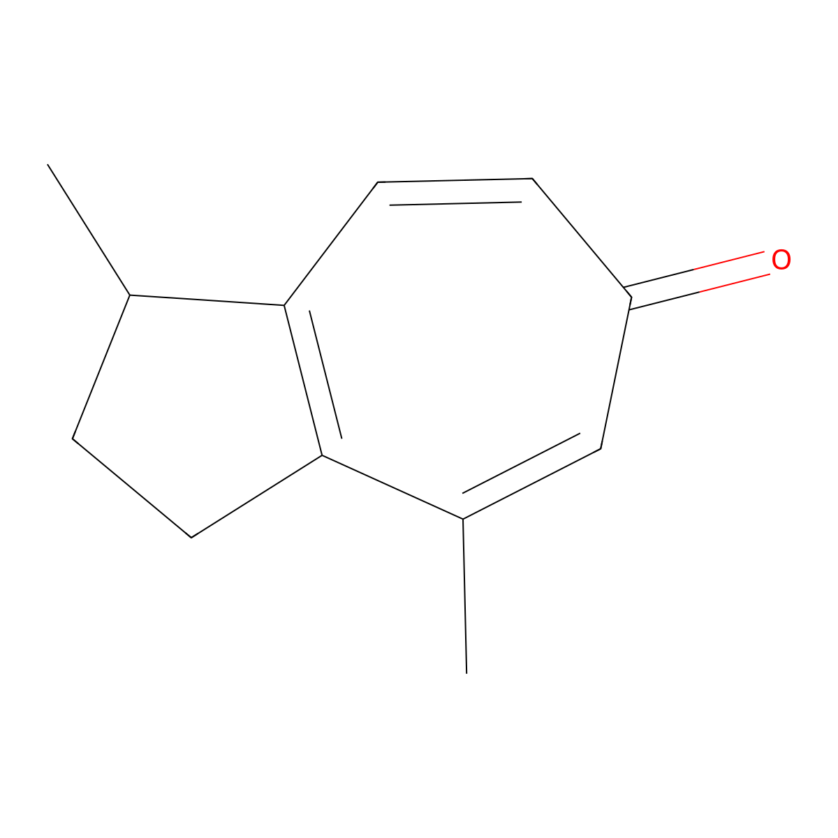 2,3-Dihydro-1,4-dimethylazulen-6(1H)-one molecular structure, CAS 71305-89-0