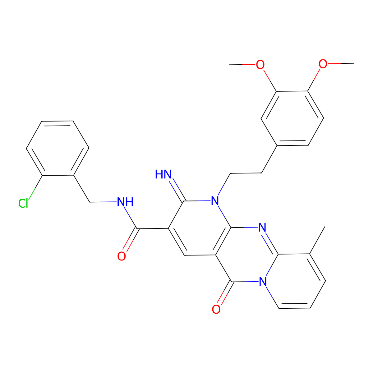 C30H28ClN5O4 molecular structure, CAS 713088-77-8