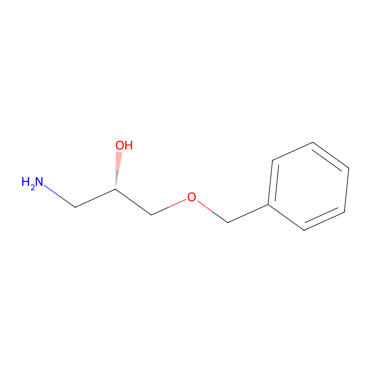(2S)-1-amino-3-(benzyloxy)propan-2-ol molecular structure, CAS 713100-30-2