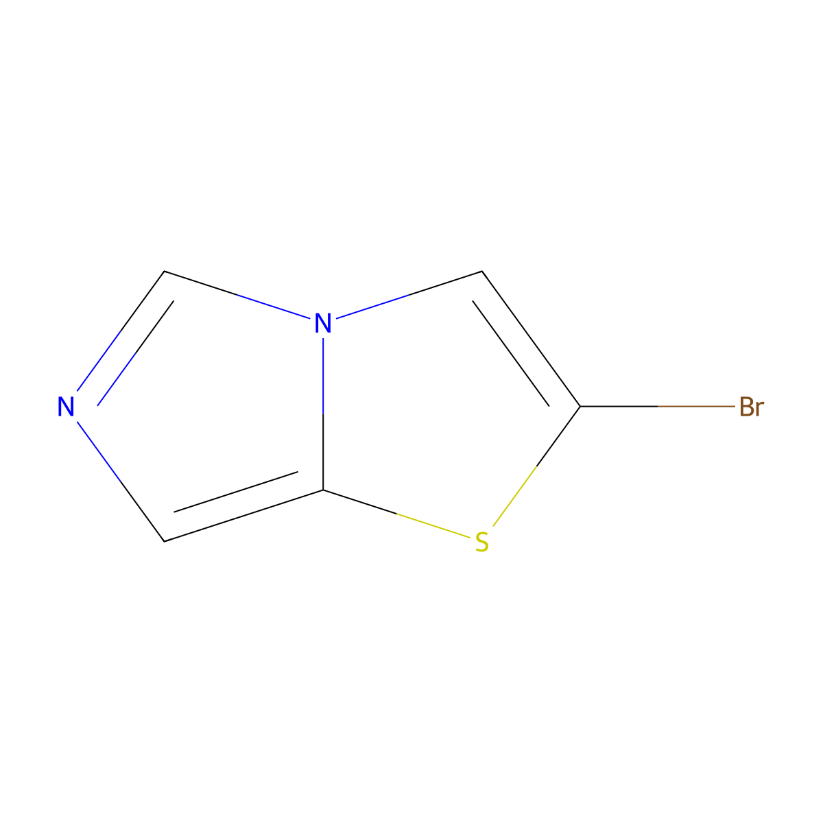 2-Bromoimidazo[5,1-b]thiazole molecular structure, CAS 713107-45-0