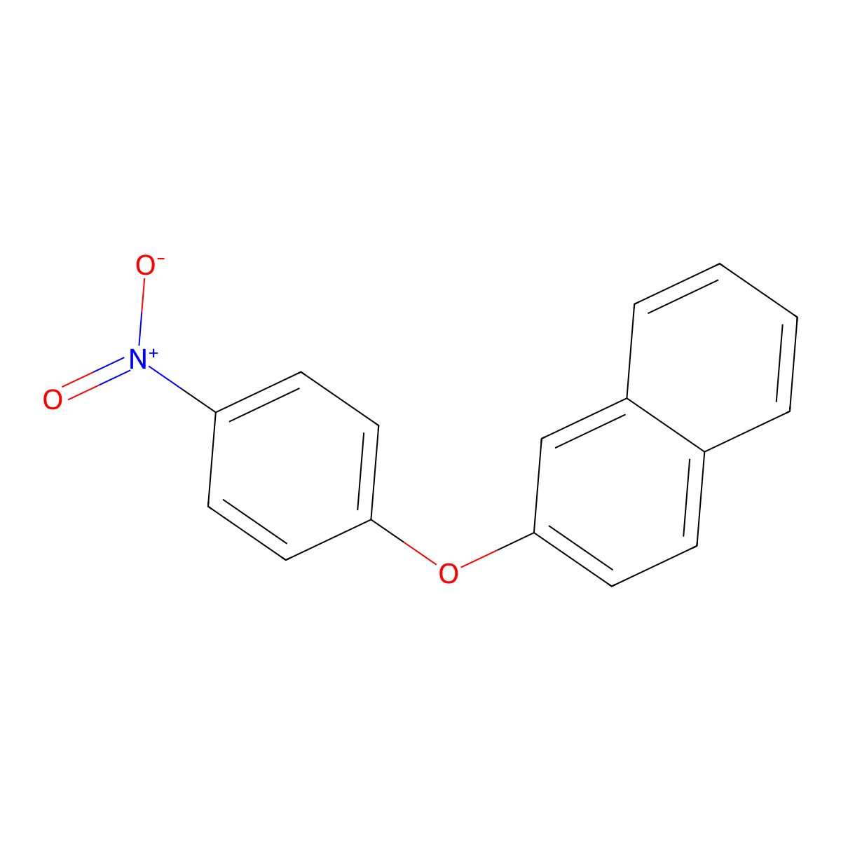 2-(4-Nitrophenoxy)naphthalene molecular structure, CAS 71311-82-5
