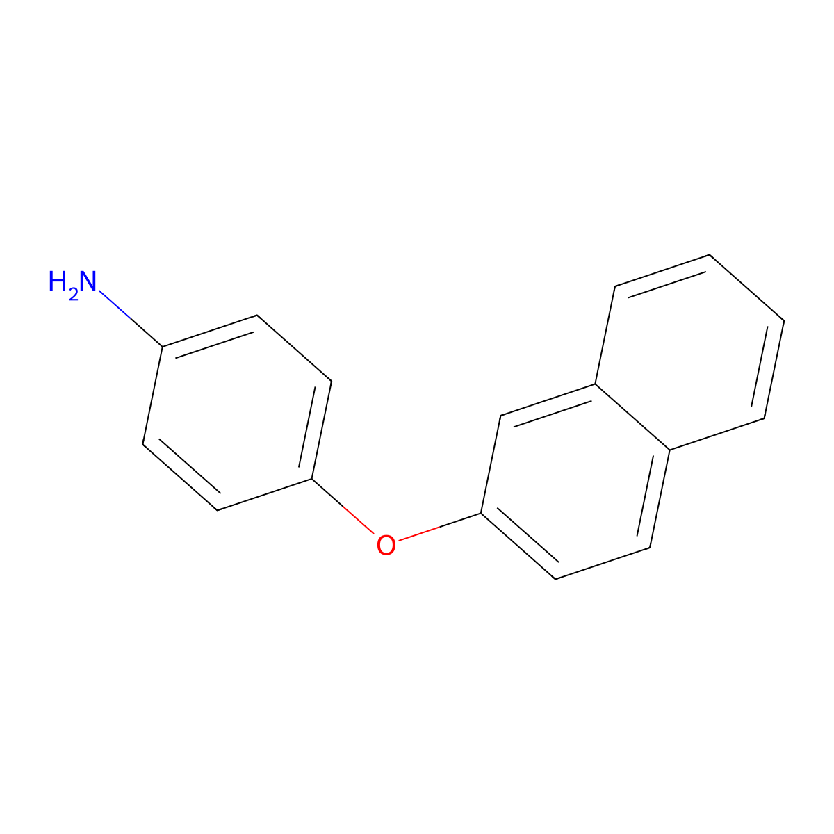 2-(4-Aminophenoxy)naphthalene molecular structure, CAS 71311-83-6