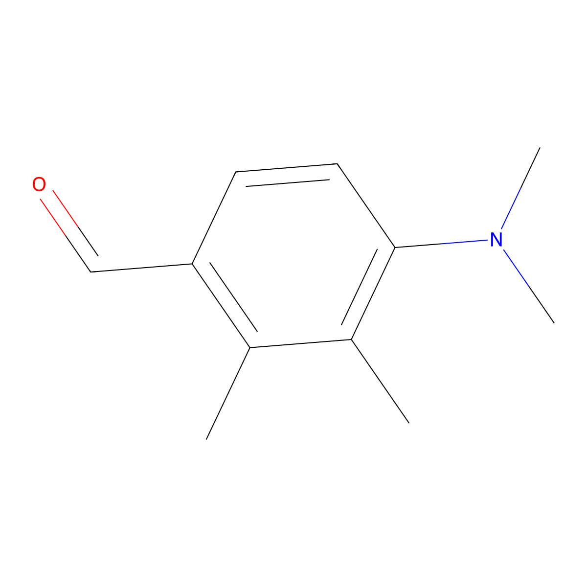 4-(Dimethylamino)-2,3-dimethylbenzaldehyde molecular structure, CAS 713125-76-9