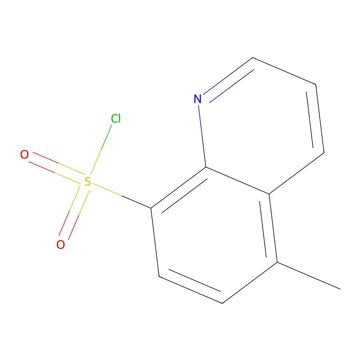 5-Methylquinoline-8-sulfonyl chloride molecular structure, CAS 71322-92-4