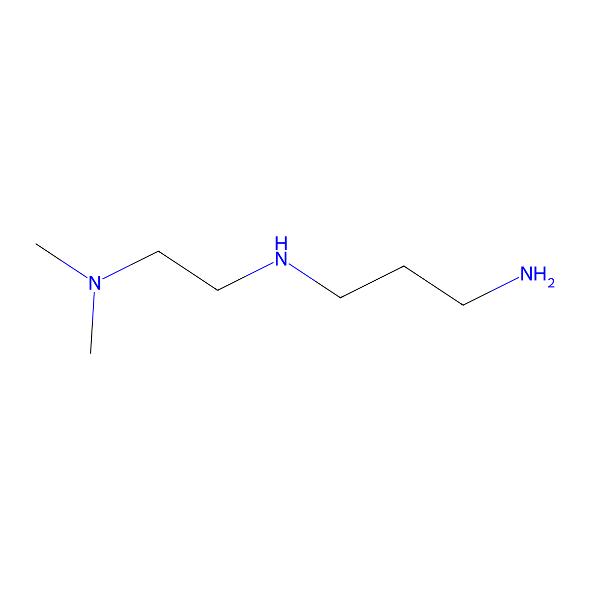 (2-((3-Aminopropyl)amino)ethyl)dimethylamine molecular structure, CAS 71326-24-4