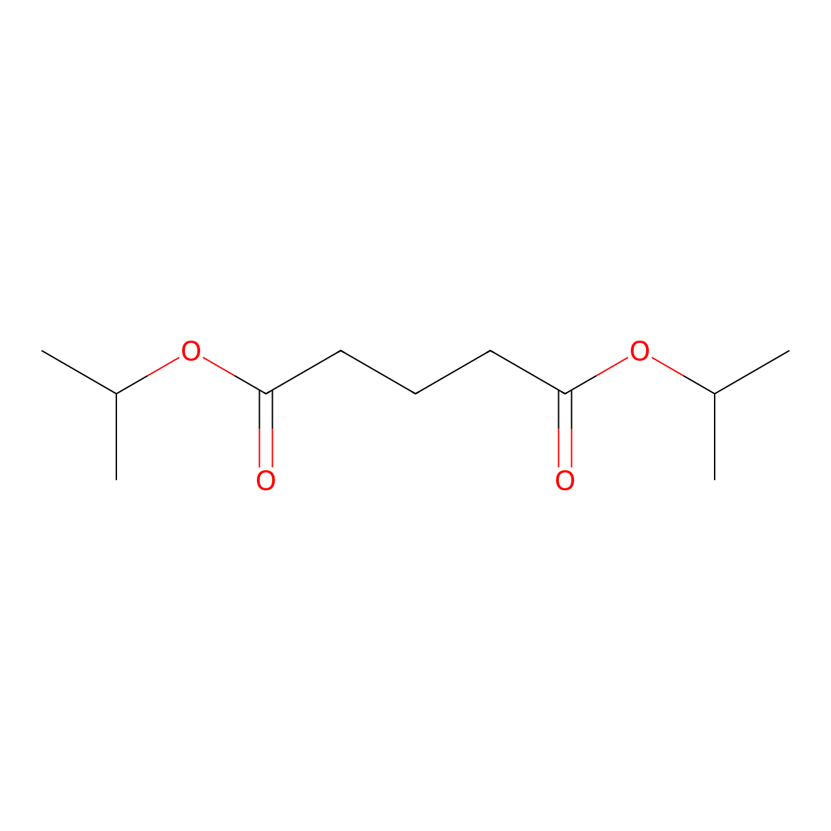 Diisopropyl glutarate molecular structure, CAS 71340-46-0