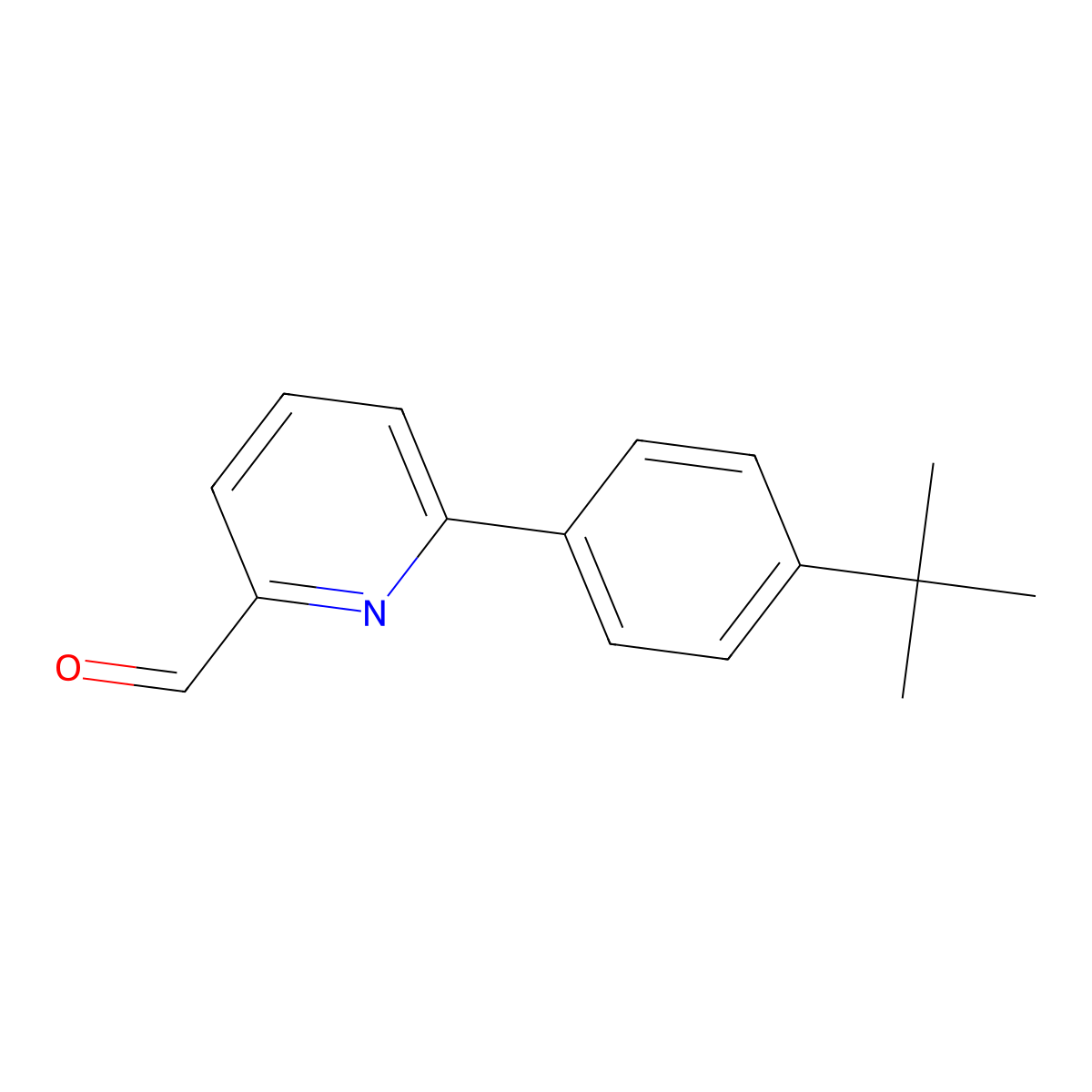 6-(4-(Tert-butyl)phenyl)picolinaldehyde molecular structure, CAS 713511-83-2