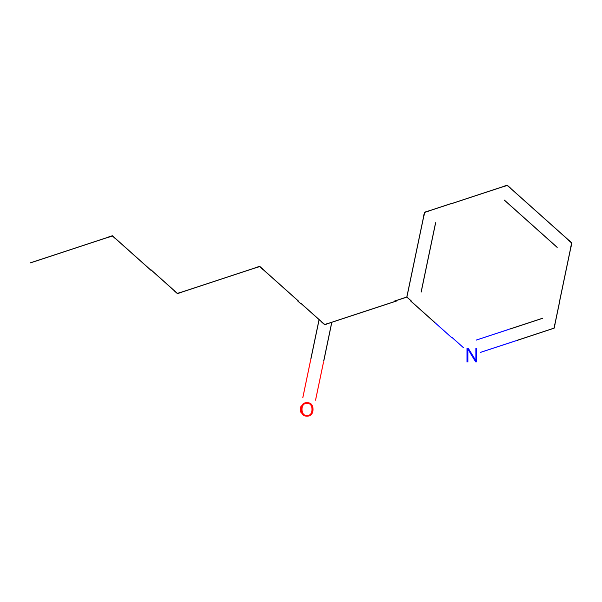1-(Pyridin-2-YL)pentan-1-one molecular structure, CAS 7137-97-5