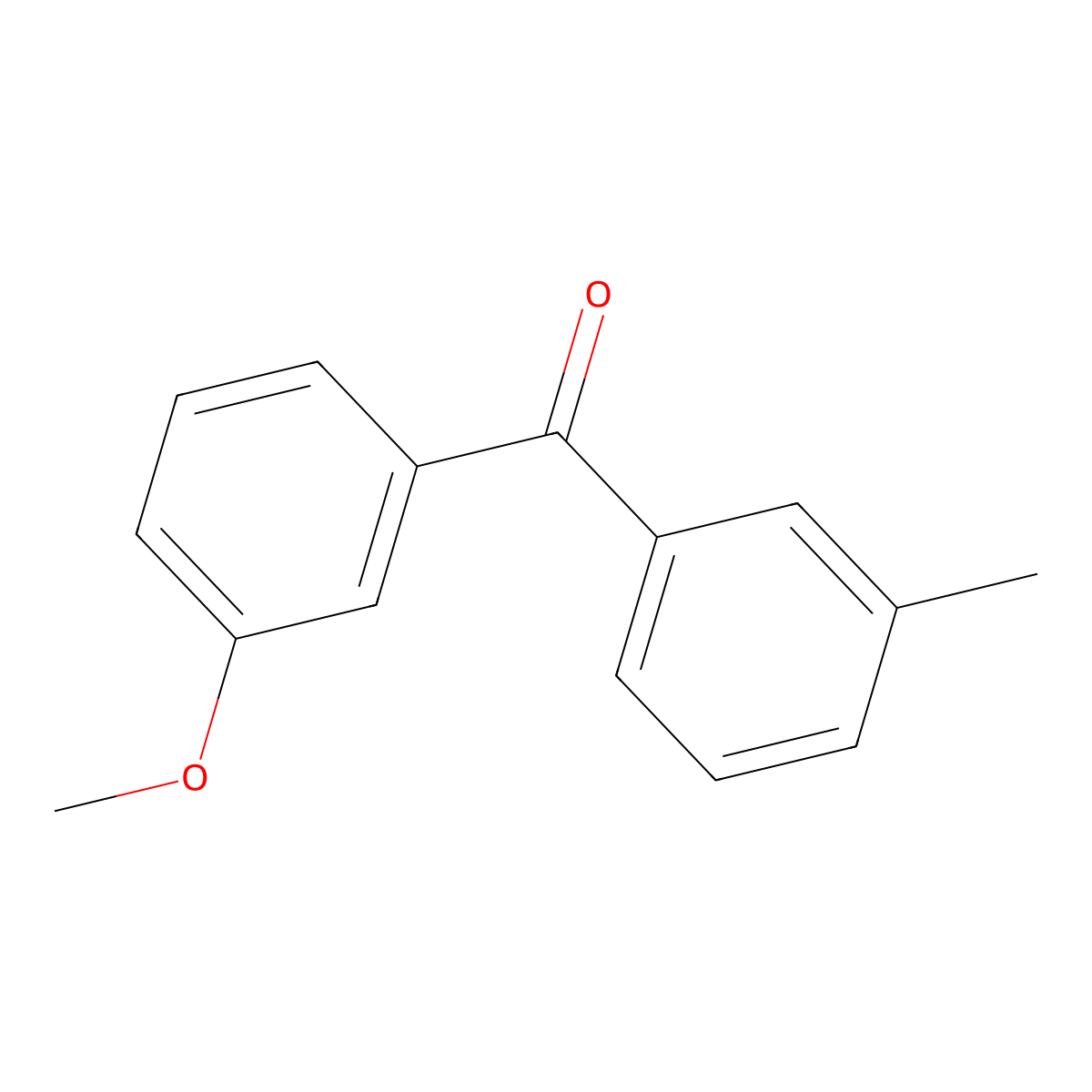 3-Methoxy-3'-methylbenzophenone molecular structure, CAS 71372-40-2