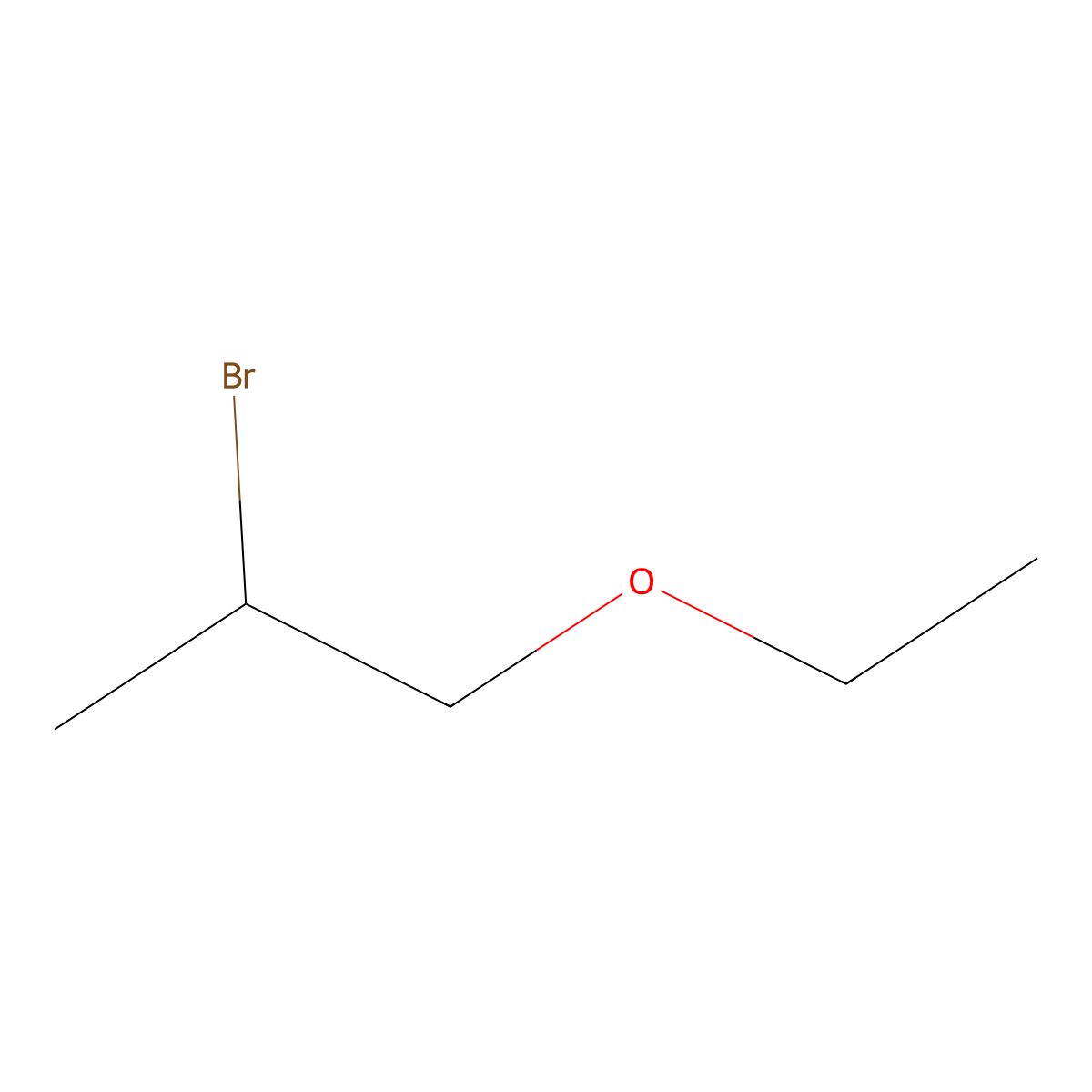 2-Bromo-1-ethoxypropane molecular structure, CAS 71385-98-3