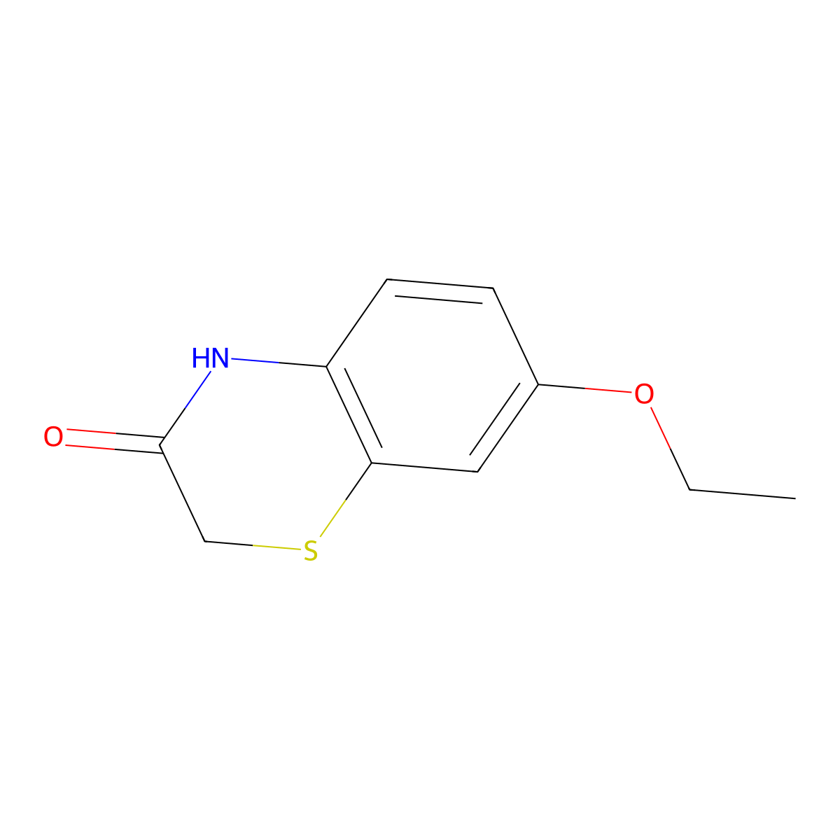 7-Ethoxy-4H-benzo[1,4]thiazin-3-one molecular structure, CAS 71387-69-4