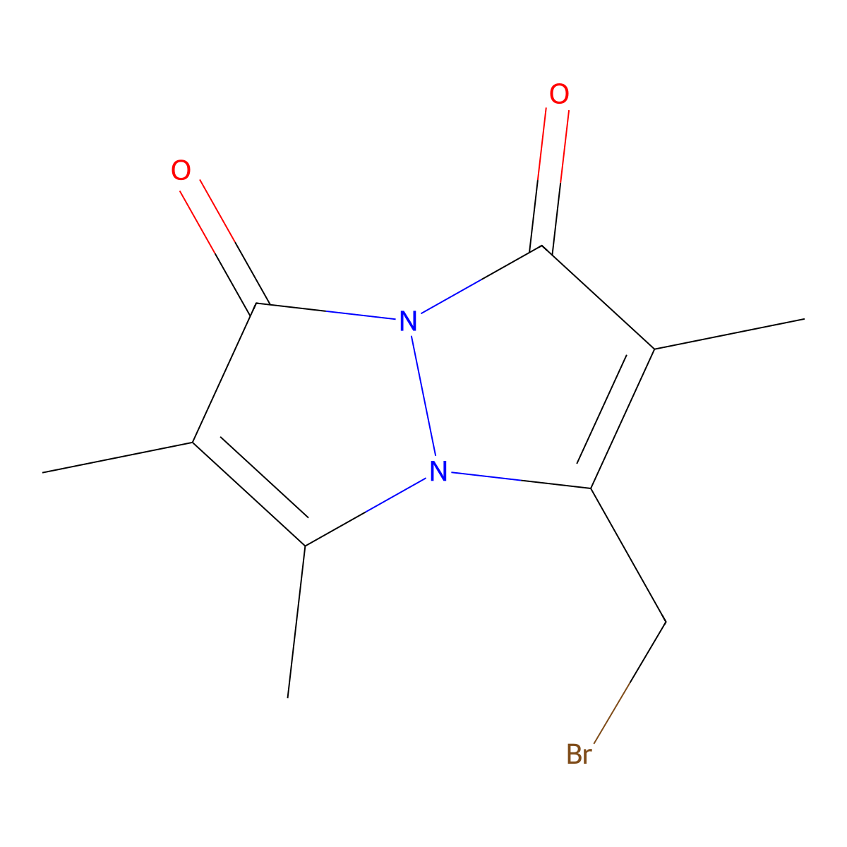 Monobromobimane molecular structure, CAS 71418-44-5