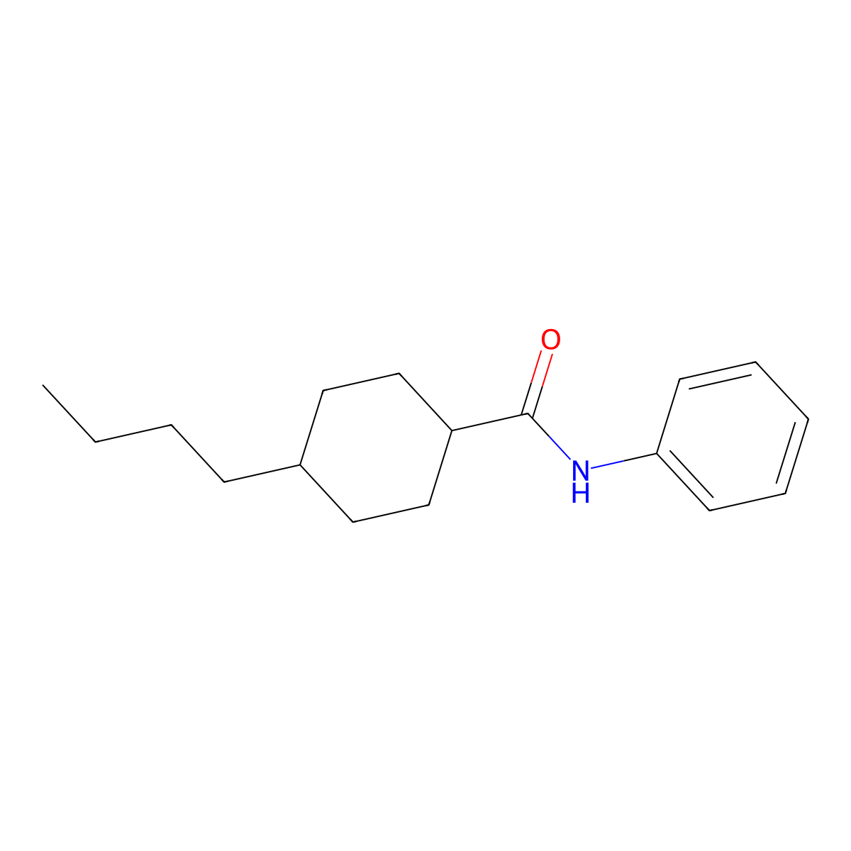 4-butyl-N-phenylcyclohexane-1-carboxamide molecular structure, CAS 714261-59-3