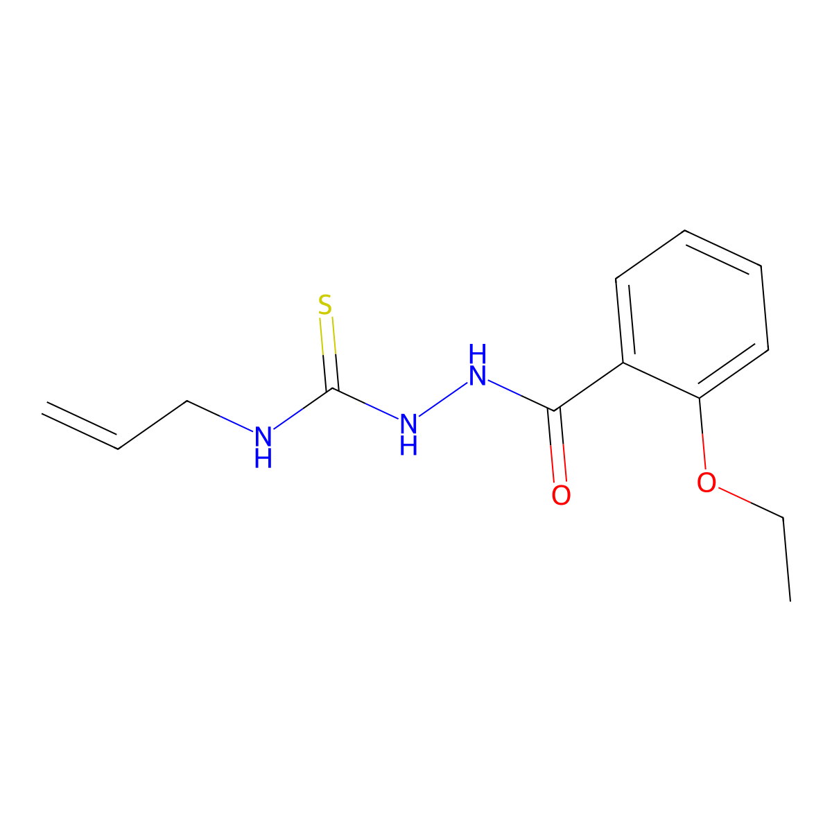1-[(2-Ethoxybenzoyl)amino]-3-prop-2-enylthiourea molecular structure, CAS 714280-52-1