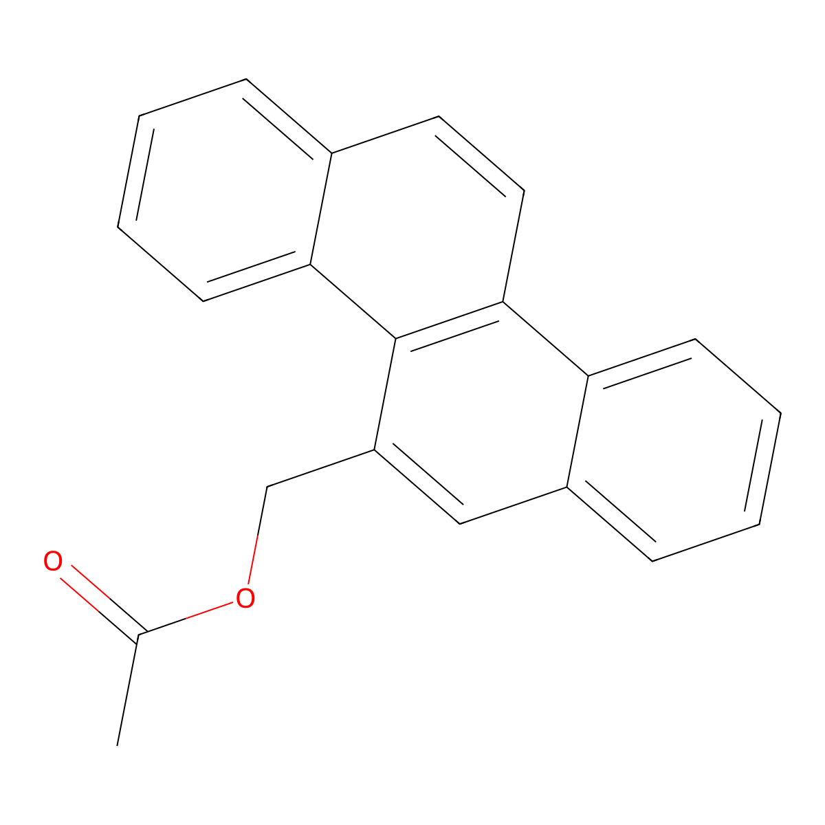 5-(Acetoxymethyl)chrysene molecular structure, CAS 71431-96-4