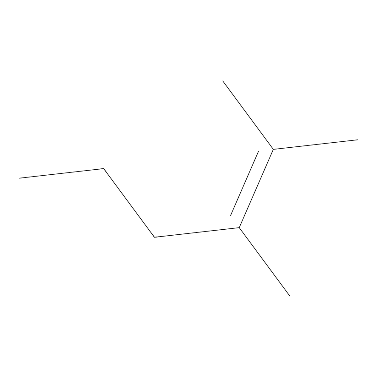 2,3-Dimethyl-2-hexene molecular structure, CAS 7145-20-2