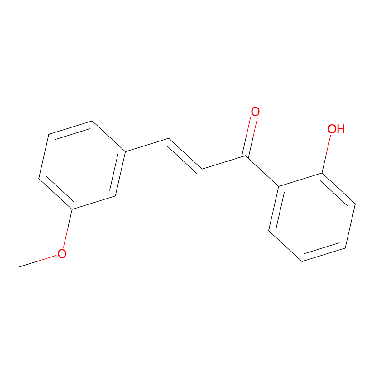 2'-Hydroxy-3-methoxychalcone molecular structure, CAS 7146-86-3