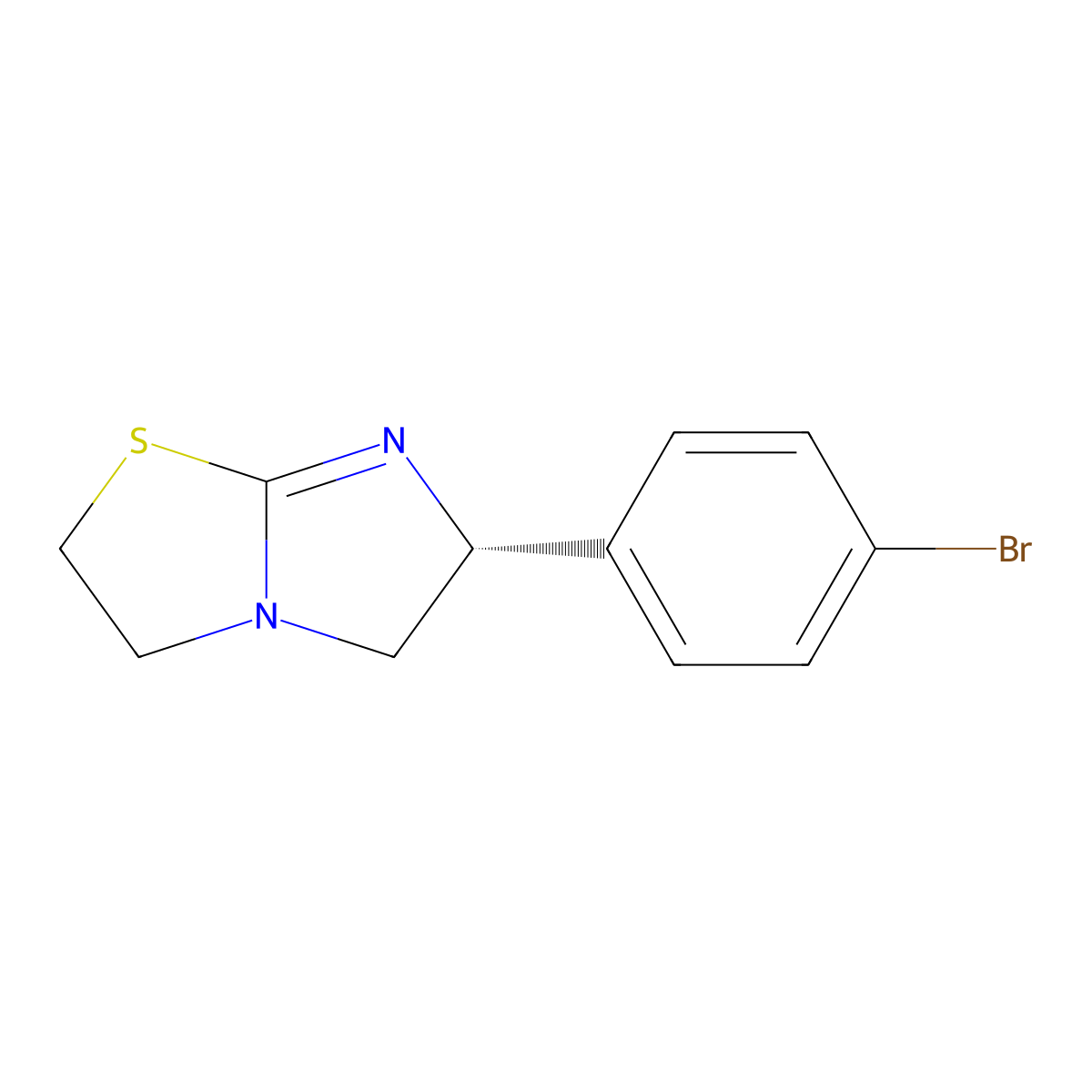 4-Bromodexamisole molecular structure, CAS 71461-23-9