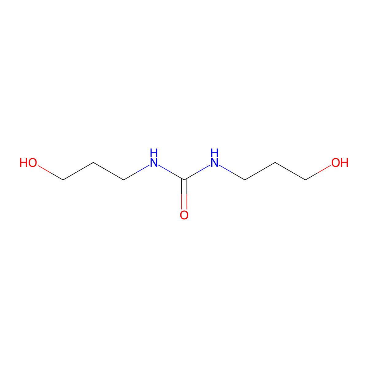 1,3-Bis(3-hydroxypropyl)urea molecular structure, CAS 71466-11-0