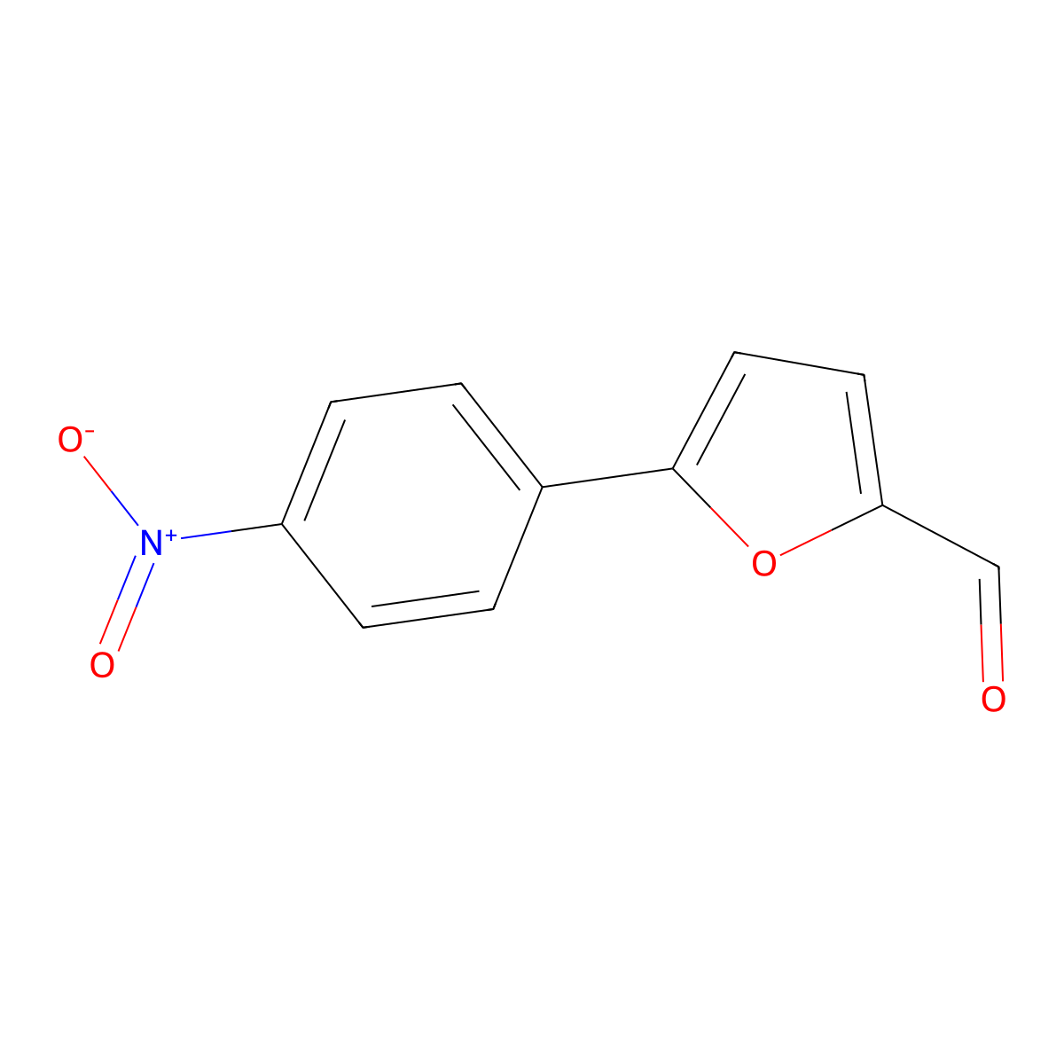5-(4-Nitrophenyl)-2-furaldehyde molecular structure, CAS 7147-77-5