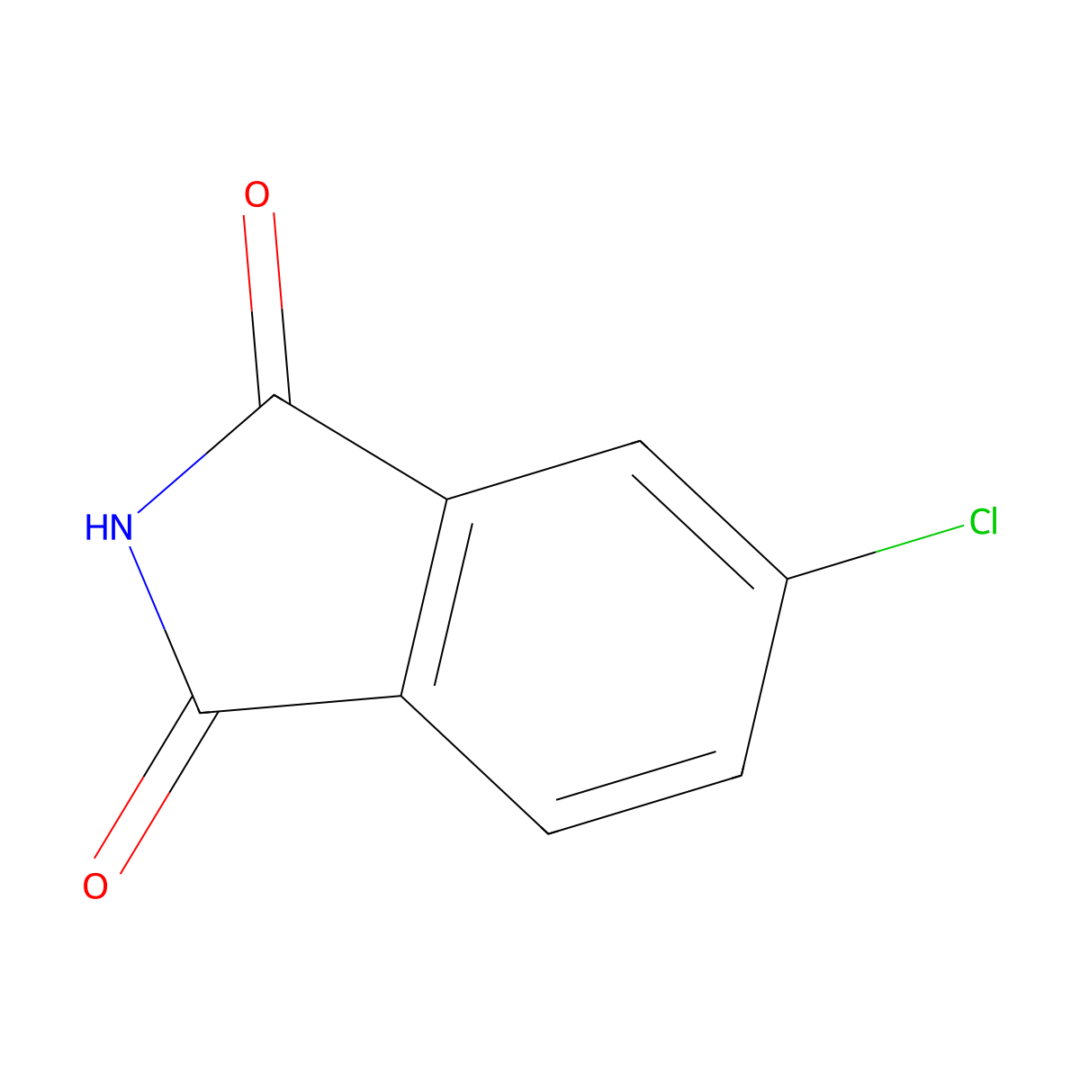 4-Chloro-phthalimide molecular structure, CAS 7147-90-2