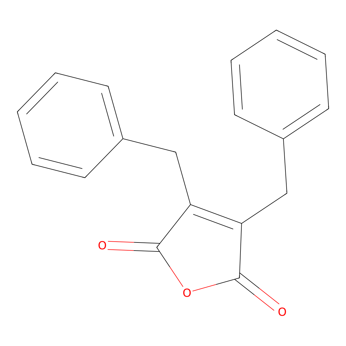 3,4-Dibenzylfuran-2,5-dione molecular structure, CAS 71481-05-5